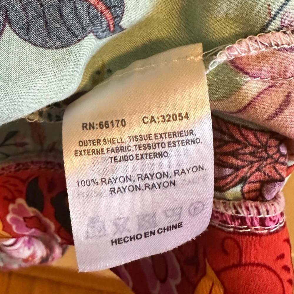 Anthropologie Multicolor Floral Kimono - Picture 12 of 14